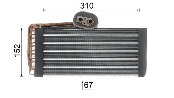 Mahle Original Airco verdamper AE 45 000P
