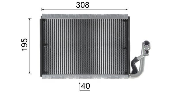 Mahle Original Airco verdamper AE 91 000P