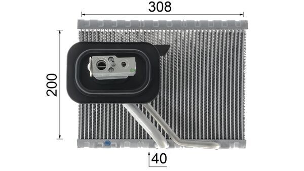 Mahle Original Airco verdamper AE 127 000P