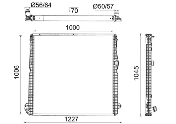 Mahle Original Radiateur CR 2453 000P
