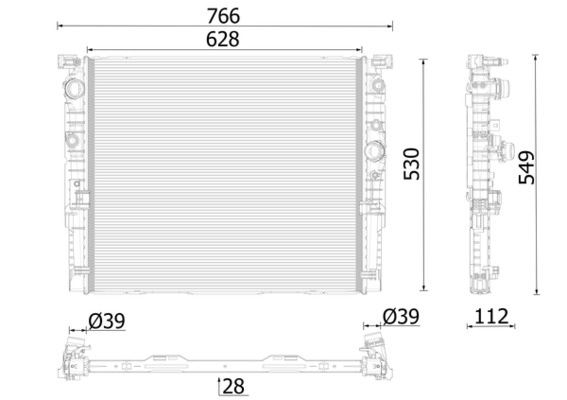 Radiateur Mahle Original CR 2630 000P