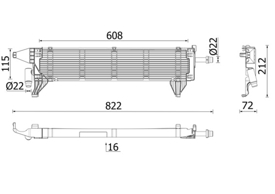 Radiateur Mahle Original CR 2636 000P