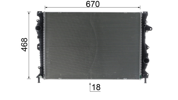Mahle Original Radiateur CR 954 000P