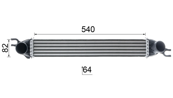 Mahle Original Interkoeler CI 188 000P