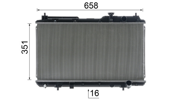 Mahle Original Radiateur CR 1457 000S