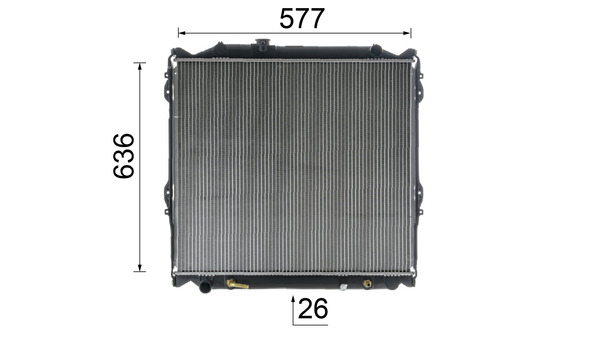 Mahle Original Radiateur CR 1528 000S