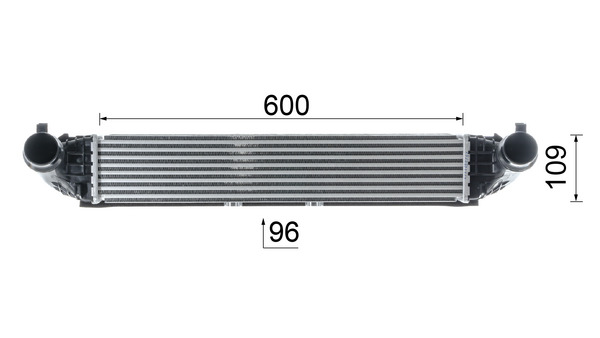 Mahle Original Interkoeler CI 611 000P