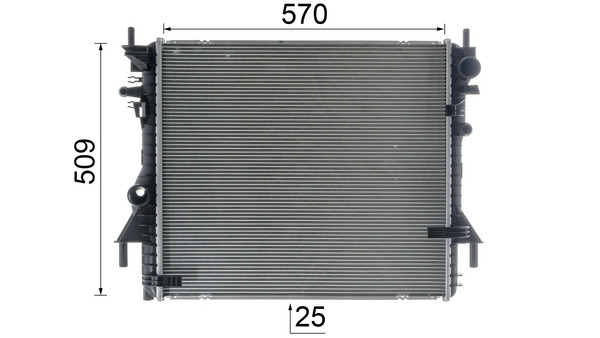Mahle Original Radiateur CR 1937 000P