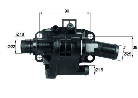 Thermostaat Mahle Original TH 41 83