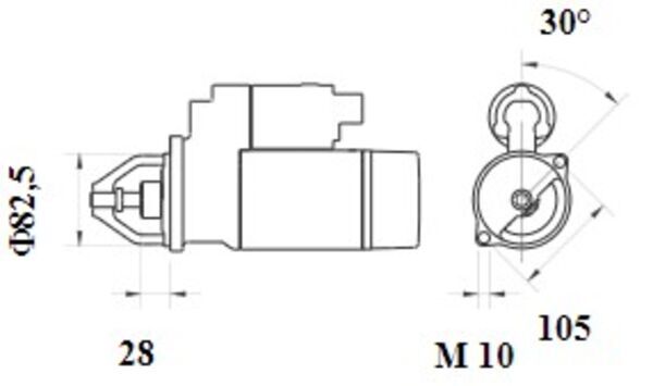 Mahle Original Starter MS 1075