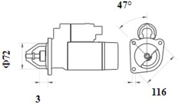 Mahle Original Starter MS 1078