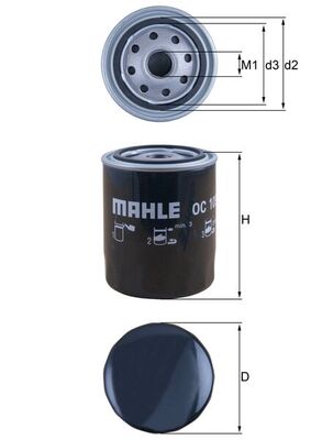 Oliefilter Mahle Original OC 105