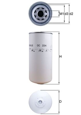 Oliefilter Mahle Original OC 234