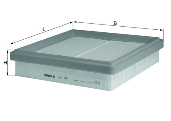 Luchtfilter Mahle Original LX 77