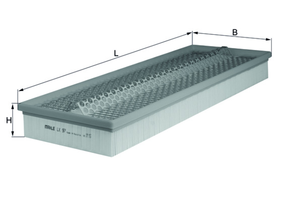 Luchtfilter Mahle Original LX 97