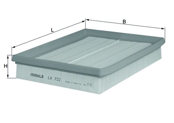 Luchtfilter Mahle Original LX 722