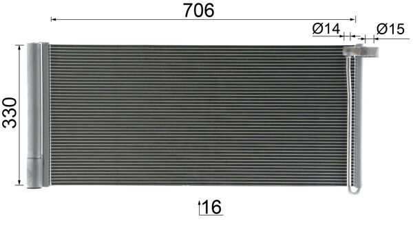 Mahle Original Airco condensor AC 425 000P