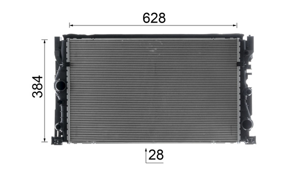 Mahle Original Radiateur CR 2635 000P