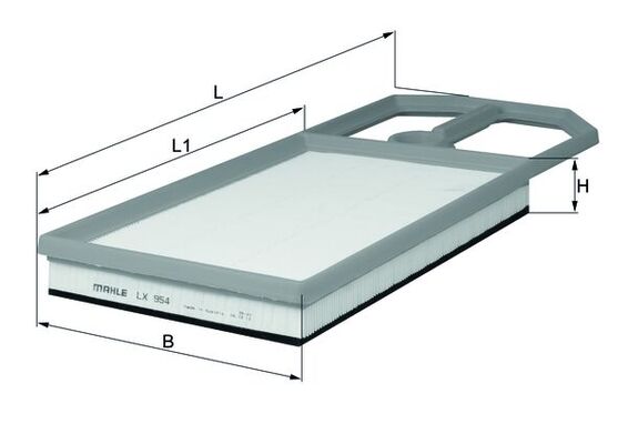 Luchtfilter Mahle Original LX 954