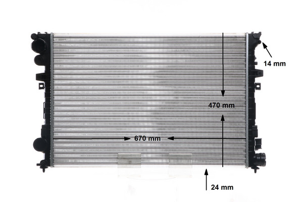 Mahle Original Radiateur CR 587 001S