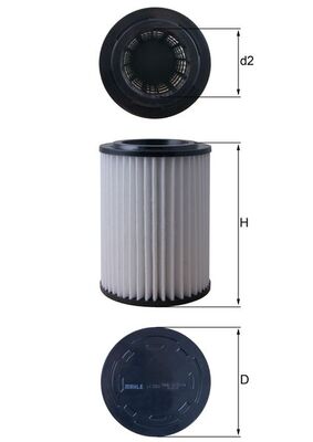 Luchtfilter Mahle Original LX 5363