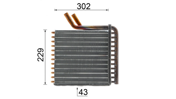 Mahle Original Kachelradiateur AH 167 000P