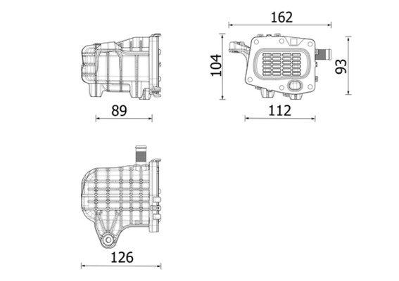 EGR koeler Mahle Original CE 41 000P