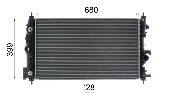 Mahle Original Radiateur CR 1011 000P