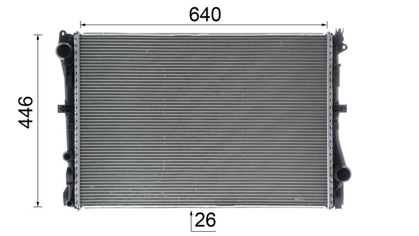 Mahle Original Radiateur CR 2101 000P