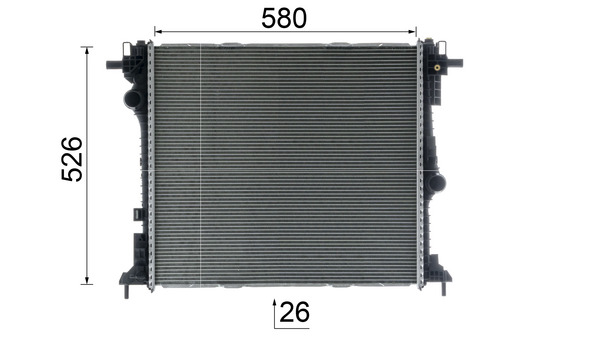 Mahle Original Radiateur CR 2587 000P