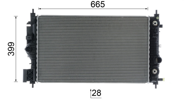 Mahle Original Radiateur CR 2593 000P