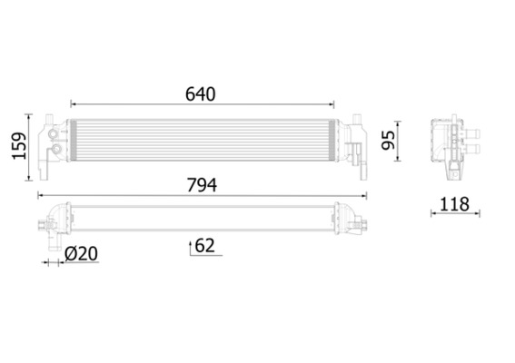 Radiateur Mahle Original CR 2700 000P