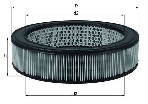 Luchtfilter Mahle Original LX 1