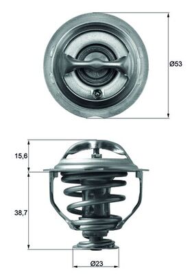 Thermostaat Mahle Original TX 117 95D