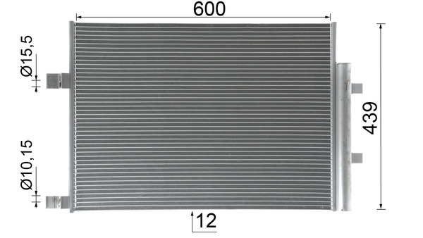 Mahle Original Airco condensor AC 1128 000P