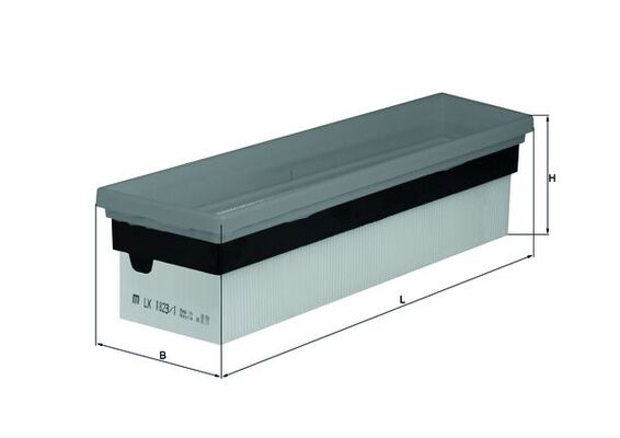 Luchtfilter Mahle Original LX 1823/1