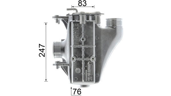 Mahle Original Interkoeler CI 671 000P