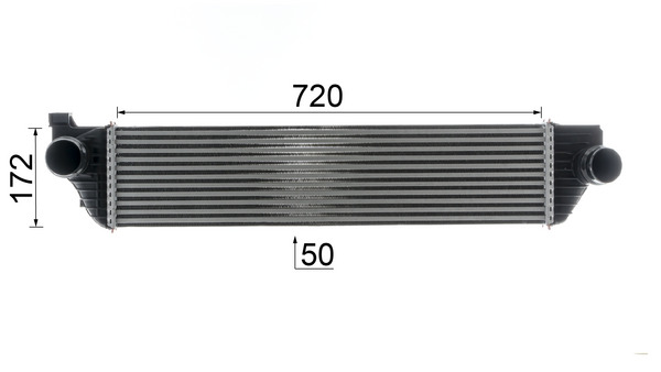Mahle Original Interkoeler CI 669 000P