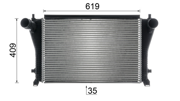 Mahle Original Interkoeler CI 667 000P