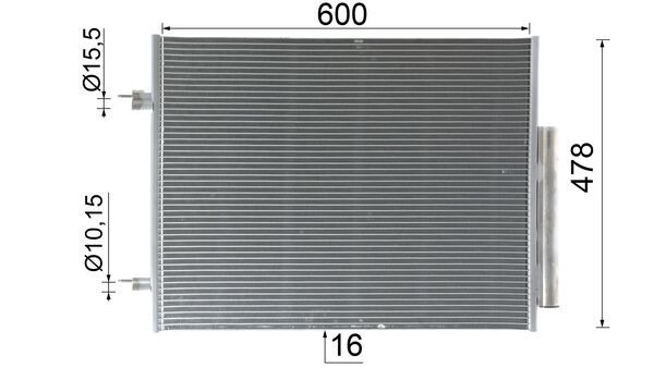 Mahle Original Airco condensor AC 1131 000P