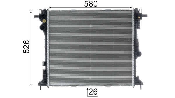 Mahle Original Radiateur CR 2599 000P