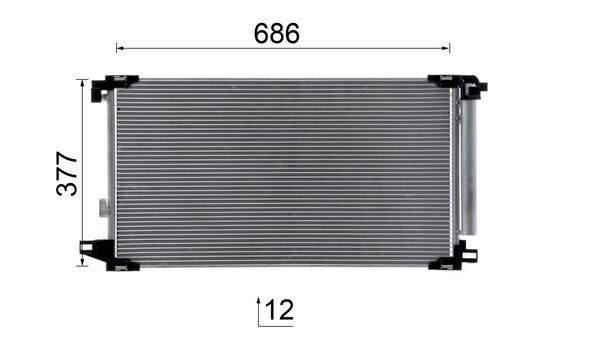 Mahle Original Airco condensor AC 1058 000S