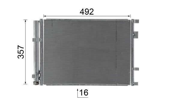 Mahle Original Airco condensor AC 1055 000S
