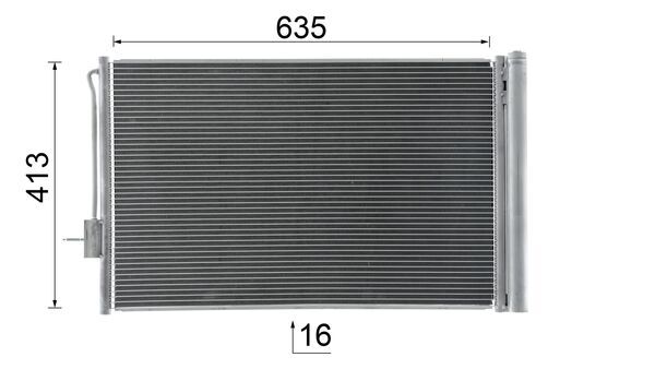 Mahle Original Airco condensor AC 1052 000S