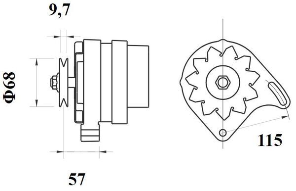 Mahle Original Alternator/Dynamo MG 205