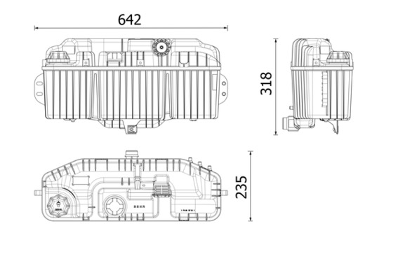 Expansievat Mahle Original CRT 265 000P