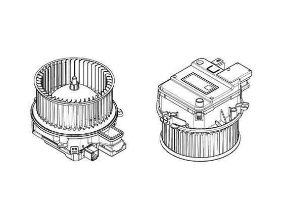 Kachelventilator Mahle Original AB 338 000P