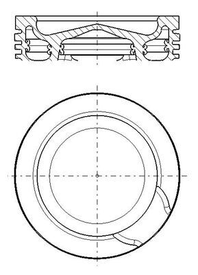 Zuiger Mahle Original 001 PI 00194 000