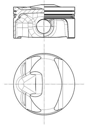 Zuiger Mahle Original 503 PI 00113 000