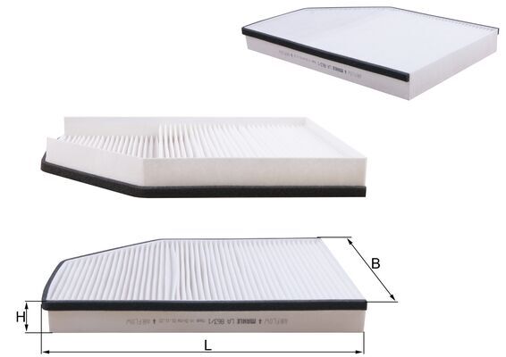 Interieurfilter Mahle Original LA 863/1